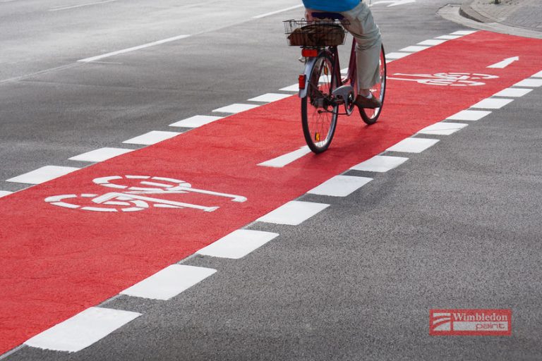 pista ciclabile in resina al caucciù Wimbledon Paint