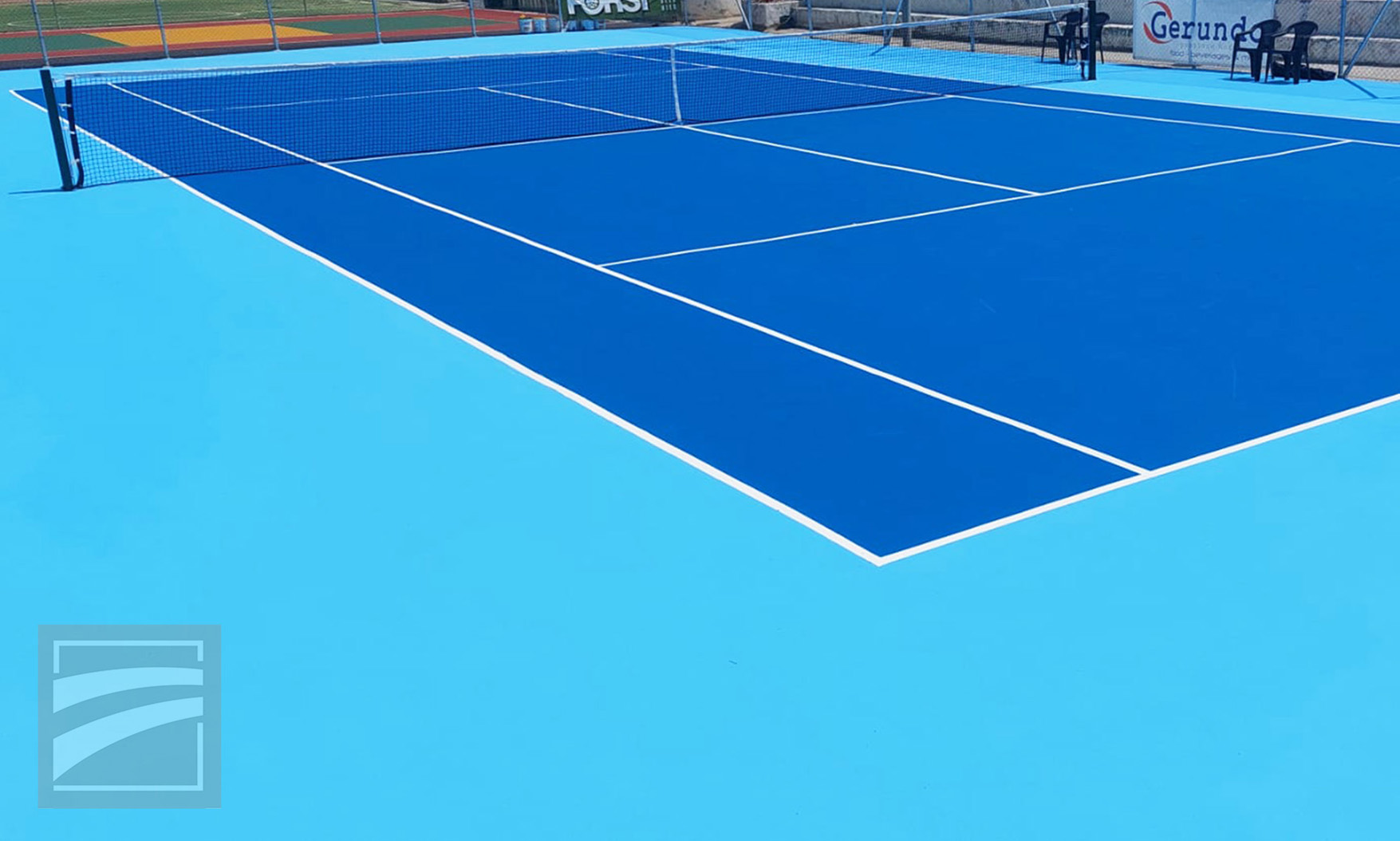 campo da tennis professionale in resina acrilica wimbledon paint